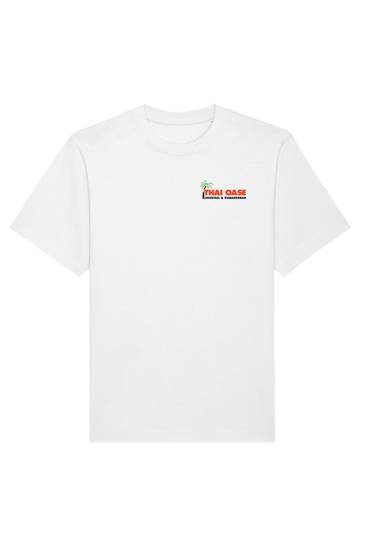 Thai Oase Shirt aus fester Qualität mit buntem Logoprint